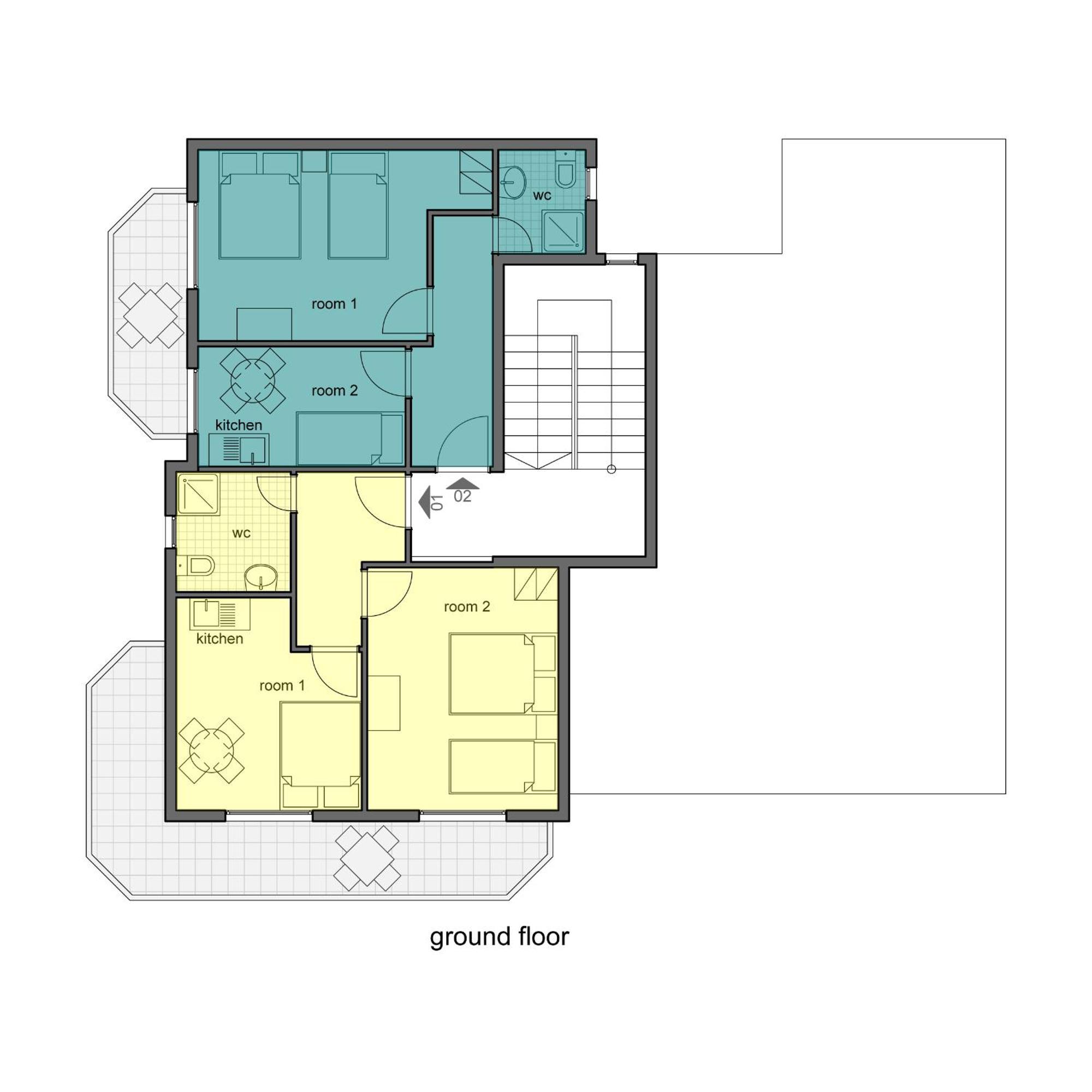Apartments Stavroula Ηospitality Vrasná Exteriér fotografie